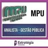 Rateio MPU 2024 - Analista - Gestão Pública - ESTRATÉGIA