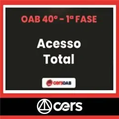 RATEIO OAB 40º Exame de Ordem - 1ª Fase - ACESSO TOTAL - CERS
