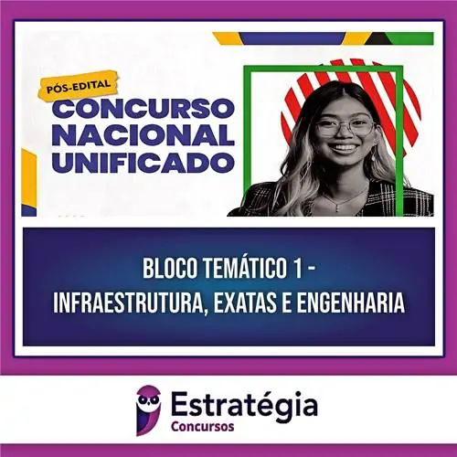 Rateio CNU PÓS-EDITAL (Bloco 1) Infraestrutura, Exatas e Engenharia - 2024 – ESTRATÉGIA