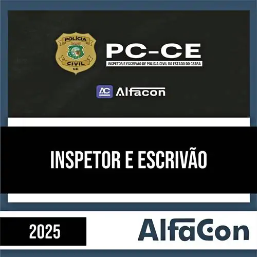 Rateio PC CE 2025 - Inspetor e Escrivão - ALFACON