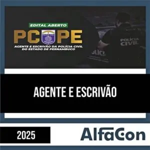 Rateio PC PE 2025 - Agente e Escrivão - ALFACON