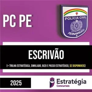Rateio PC PE 2025 - Escrivão - ESTRATÉGIA