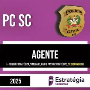 Rateio PC SC PÓS-EDITAL 2025 - Agente - ESTRATÉGIA