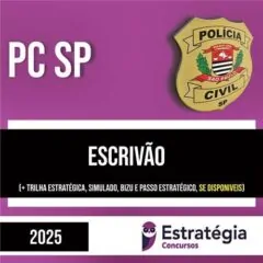 Rateio PC SP 2025 - Escrivão - ESTRATÉGIA