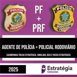 Rateio COMBO PF + PRF - Agente + Policial Rodoviário - ESTRATÉGIA
