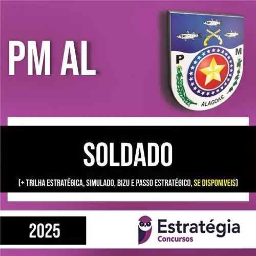 Rateio PM AL 2025 - Soldado - ESTRATÉGIA