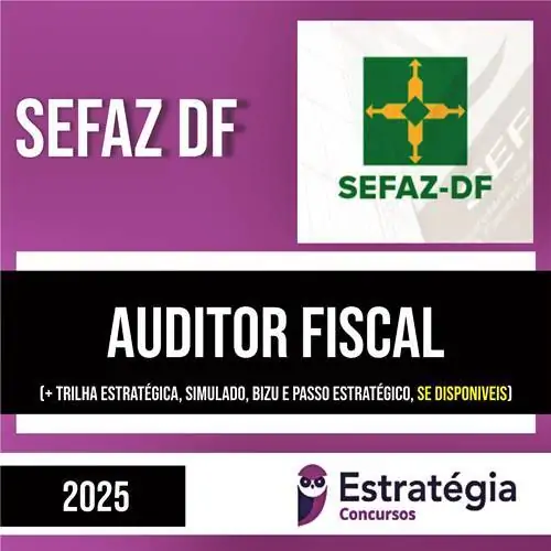 Rateio SEFAZ DF 2025 - Auditor Fiscal - ESTRATÉGIA