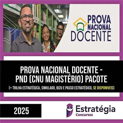 Rateio Prova Nacional Docente - PND 2025 (CNU Magistério) - ESTRATÉGIA