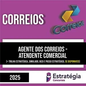 Rateio CORREIOS 2025 - Agente dos Correios - Atendente Comercial - ESTRATÉGIA