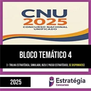 Rateio CNU 2025 (Pós-Edital) – Bloco 4: Engenharias e Arquitetura | ESTRATÉGIA