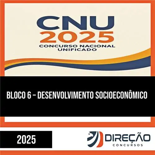 Rateio CNU 2025 (Pós-Edital) – Bloco 6: Desenvolvimento socioeconômico | DIREÇÃO