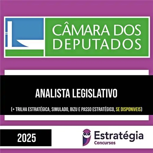 Rateio Câmara dos Deputados 2025 - Analista Legislativo - ESTRATÉGIA