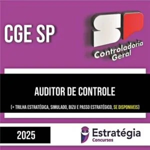 Rateio CGE SP (PÓS-EDITAL) 2025 - Auditor de Controle - ESTRATÉGIA
