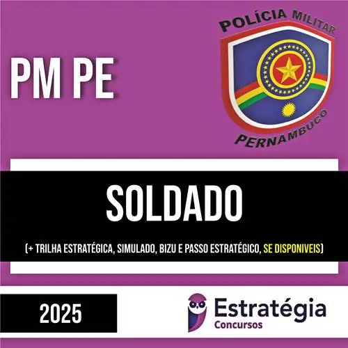 Rateio PM PE 2025 - Soldado - ESTRATÉGIA