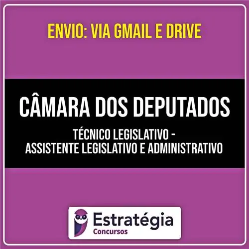 Rateio CÂMARA DOS DEPUTADOS - Técnico Legislativo - (PÓS EDITAL) 2026 - ESTRATÉGIA