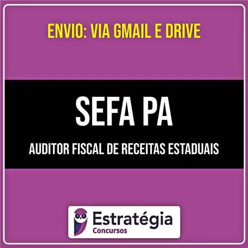 Rateio SEFA PA - Auditor Fiscal (PÓS EDITAL) 2026 - ESTRATÉGIA