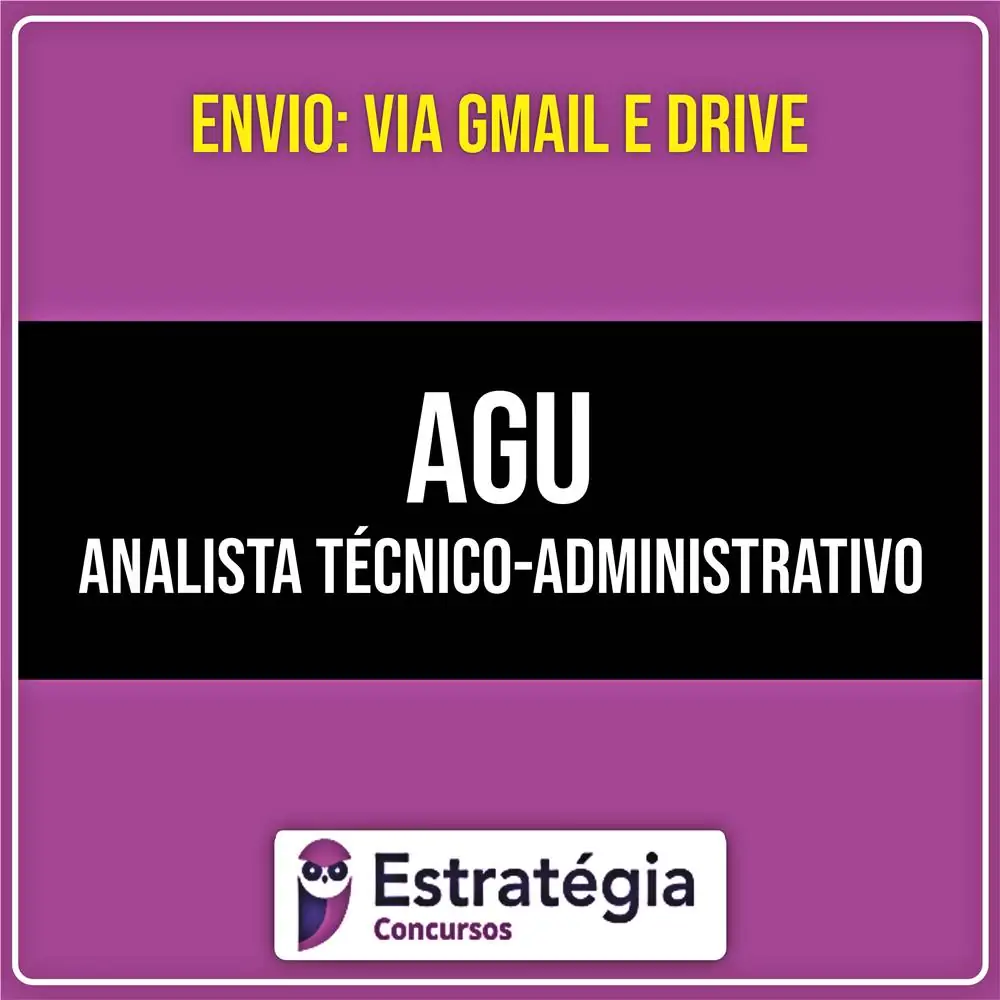 Rateio AGU - Analista Técnico Administrativo (2026) - ESTRATÉGIA