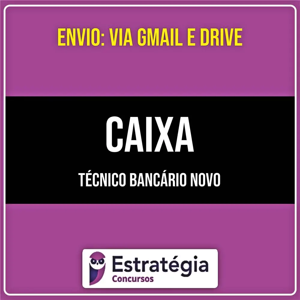 Rateio CAIXA - Técnico Bancário Novo (2026) - ESTRATÉGIA