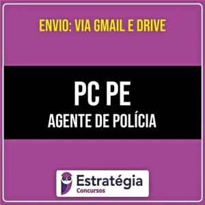 Rateio Curso PC PE 2026: Agente de Polícia - ESTRATÉGIA