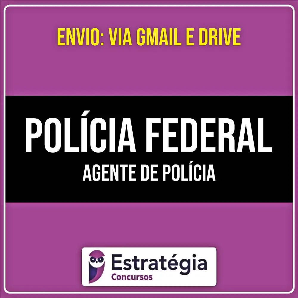 Rateio PF (Polícia Federal) 2026 - Agente de Polícia - ESTRATÉGIA