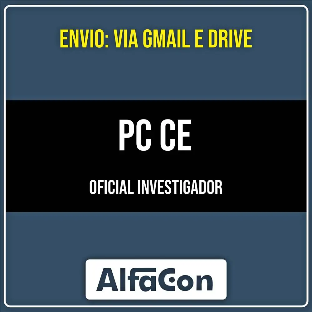 Rateio PC CE - Oficial Investigador (2026) - ALFACON