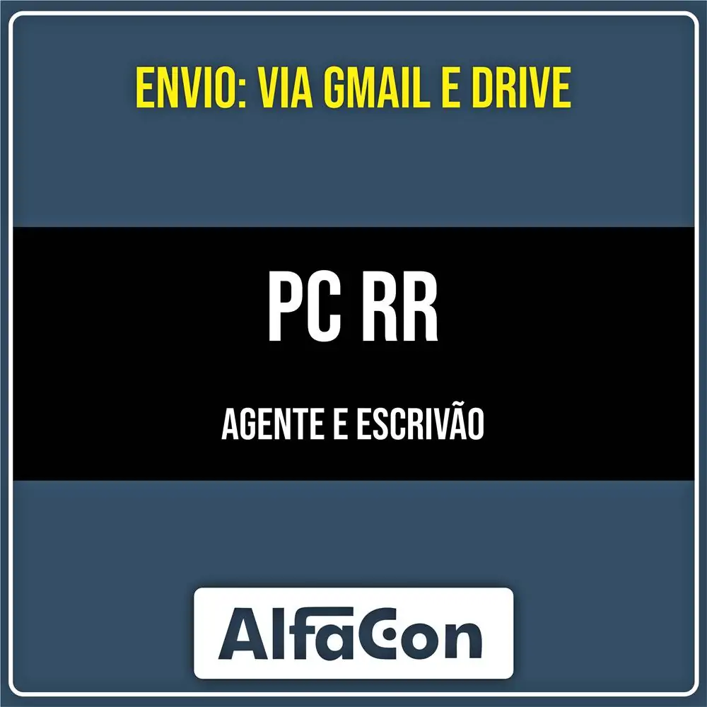 Rateio PC RR - Agente e Escrivão (2026) - ALFACON
