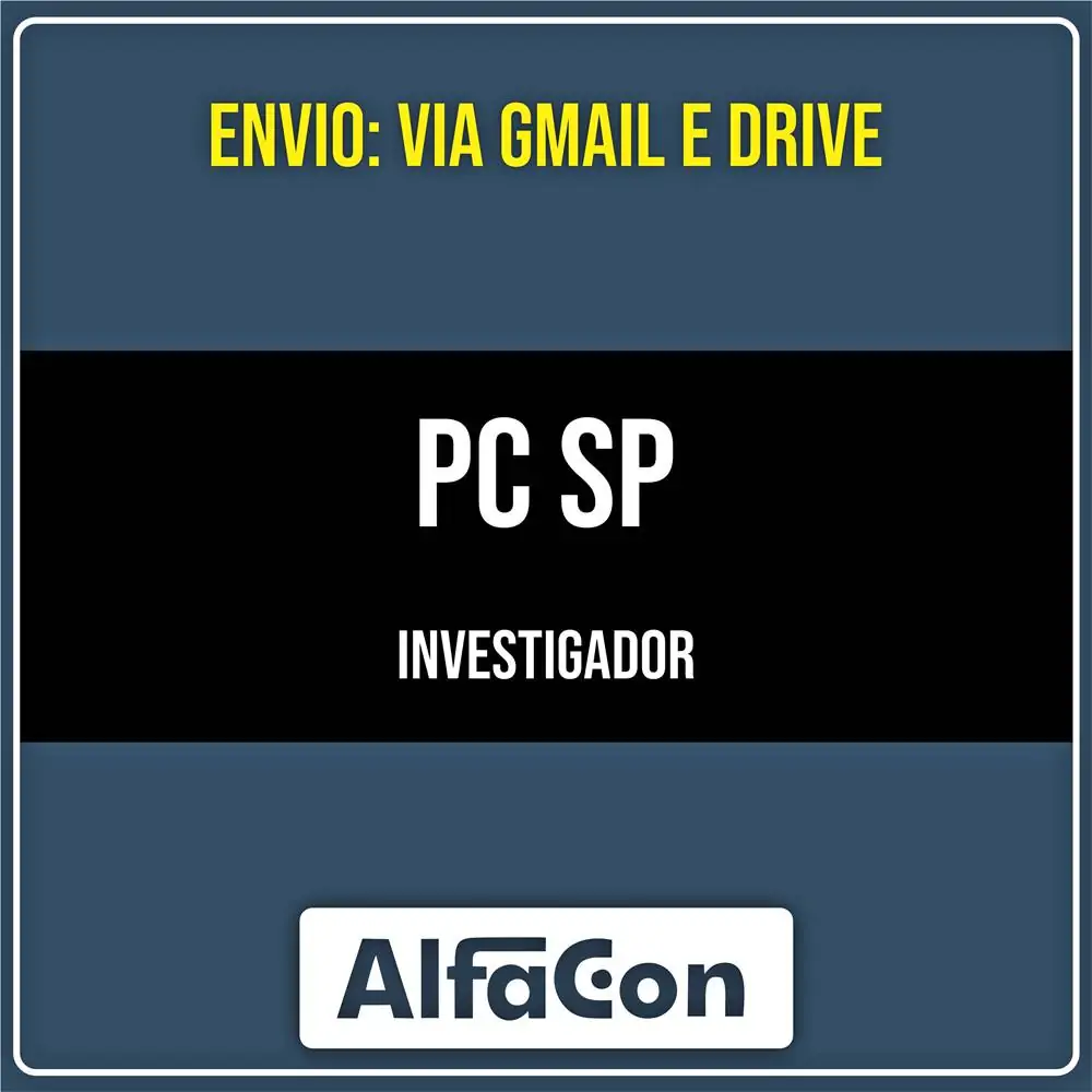Rateio PC SP - Investigador (2026) - ALFACON
