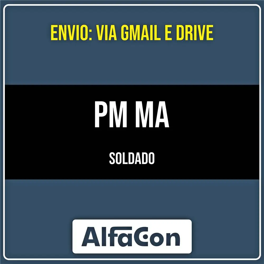 Rateio PM MA (PÓS-EDITAL) 2026 - Soldado - ALFACON
