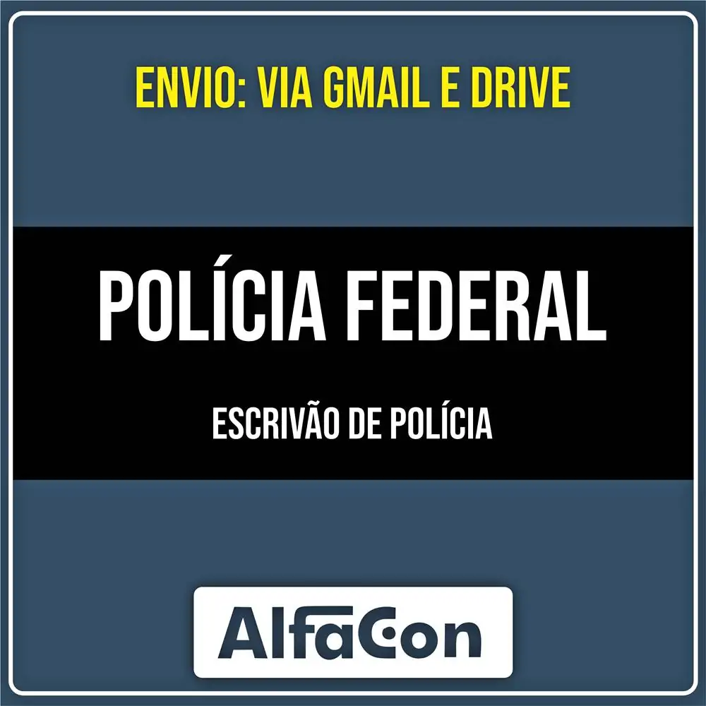 Rateio PF - Escrivão de Polícia Federal (2026) - ALFACON