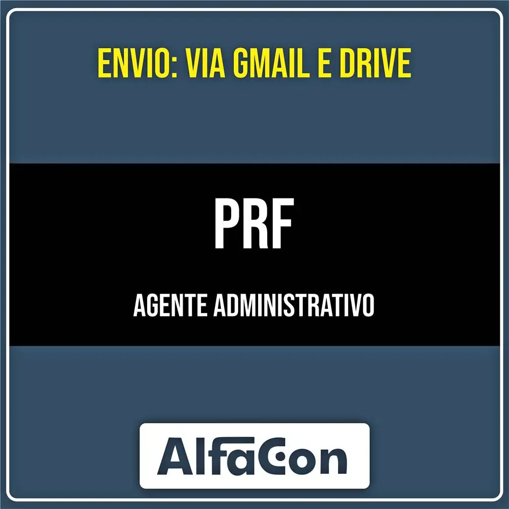 Rateio PRF - Agente Administrativo (2026) - ALFACON