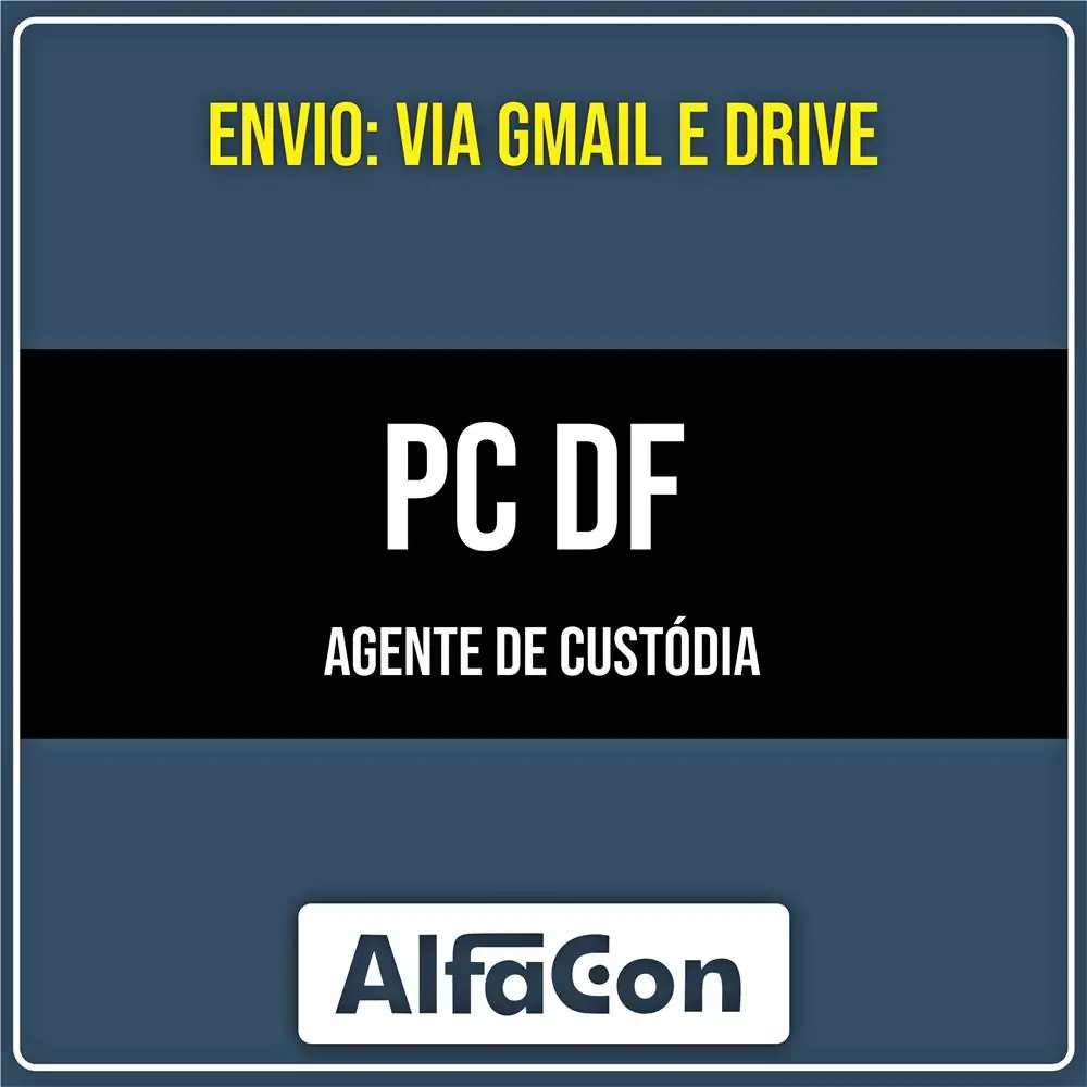 Rateio PC DF - Agente de Custódia (2026) - ALFACON