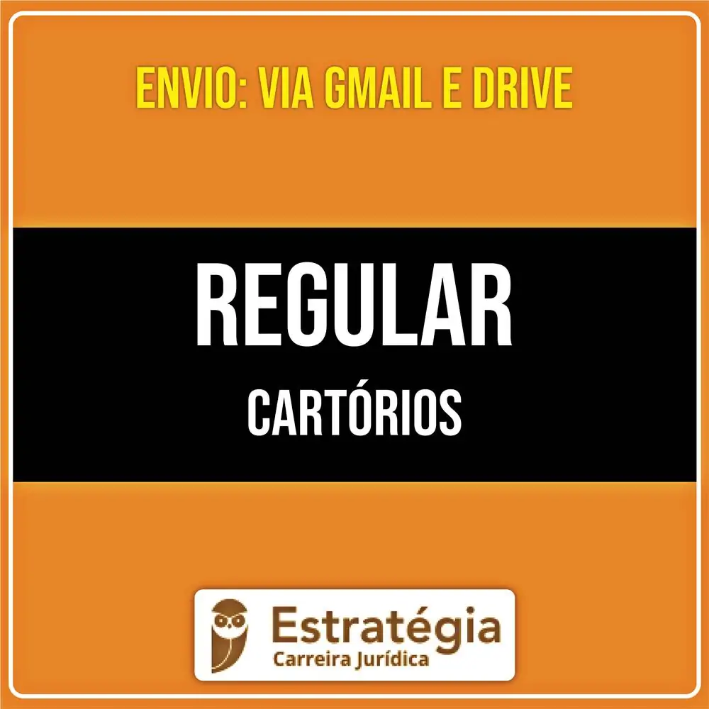 Rateio Concursos de Cartórios - Curso Regular (2026) - ESTRATÉGIA