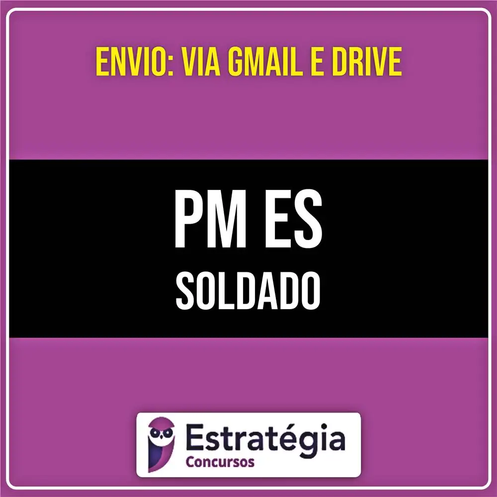 Rateio PM ES - Soldado (2026) - ESTRATÉGIA