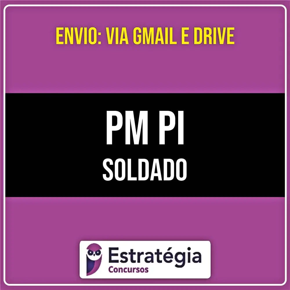 Rateio PM PI (PÓS-EDITAL) 2026 - Soldado - ESTRATÉGIA