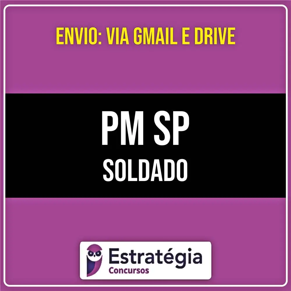 Rateio PM SP 2026 - Soldado - ESTRATÉGIA