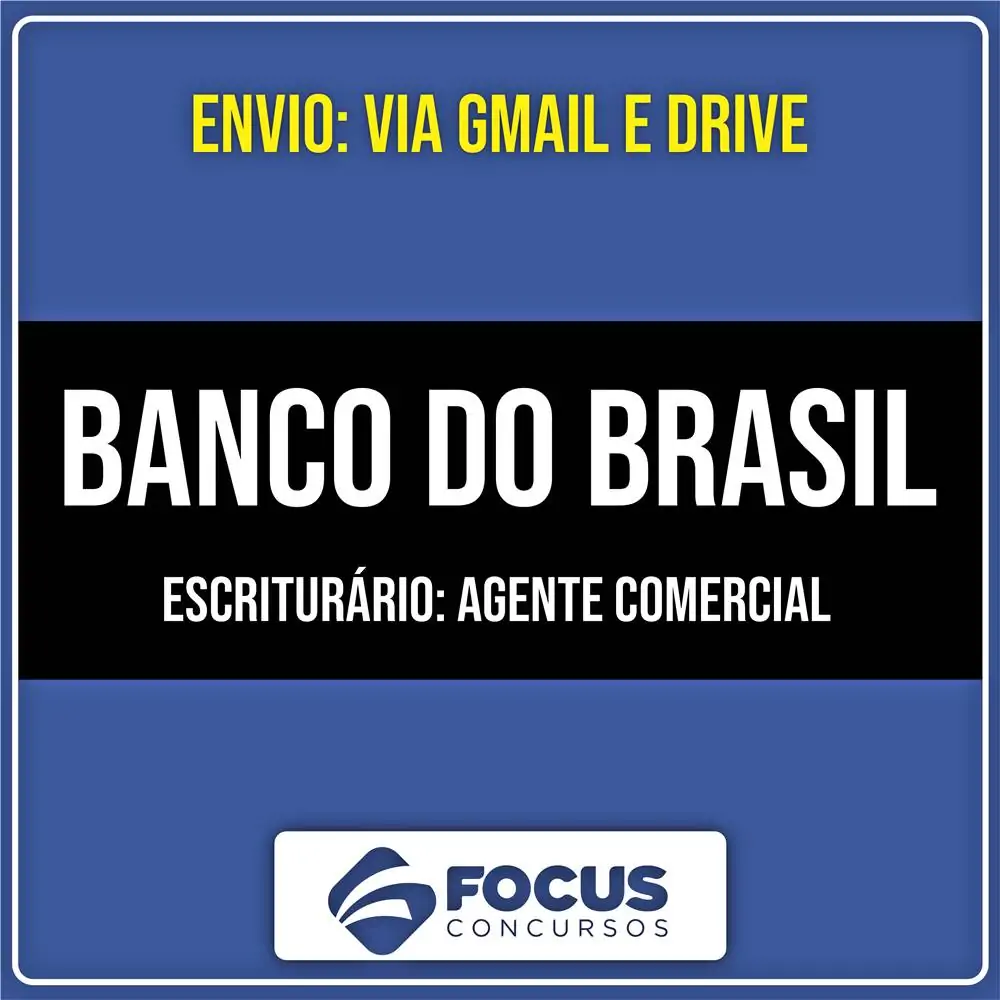 Rateio BB Banco do Brasil - Escriturário Agente Comercial (2026) - FOCUS