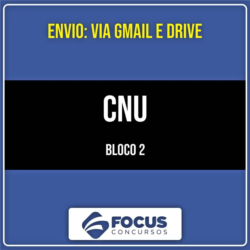 Rateio CNU - Bloco 2: Cultura e Educação (2026) - FOCUS