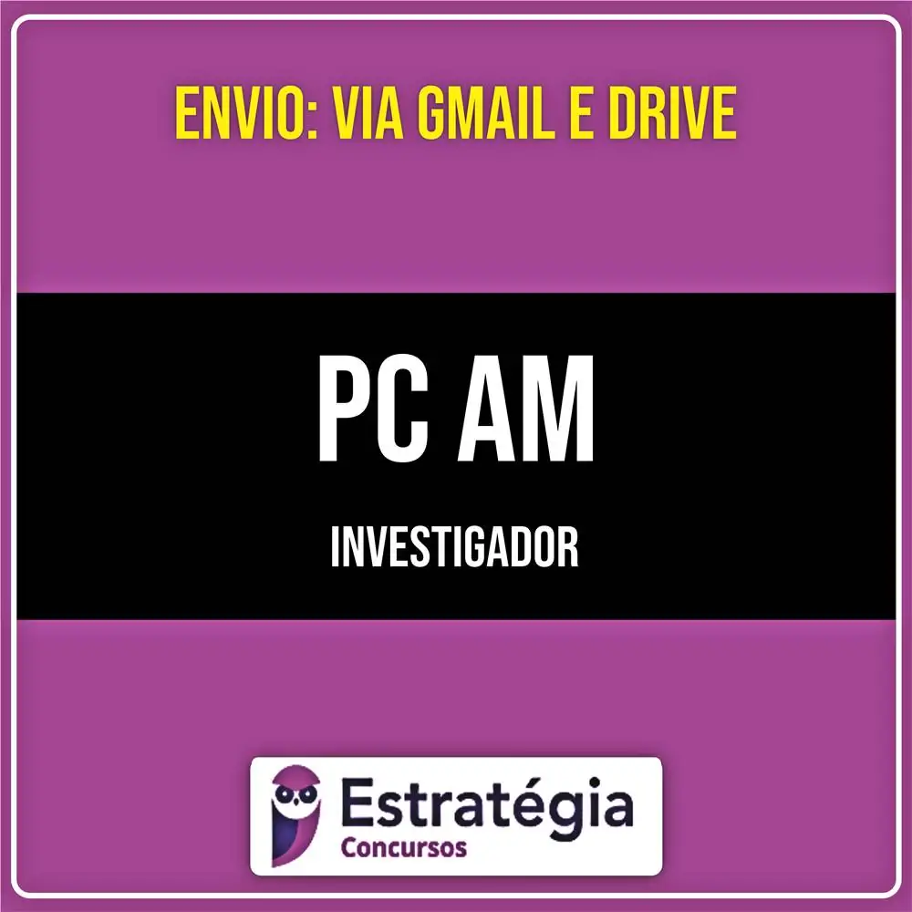 Rateio PC AM - Investigador (2026) - ESTRATÉGIA