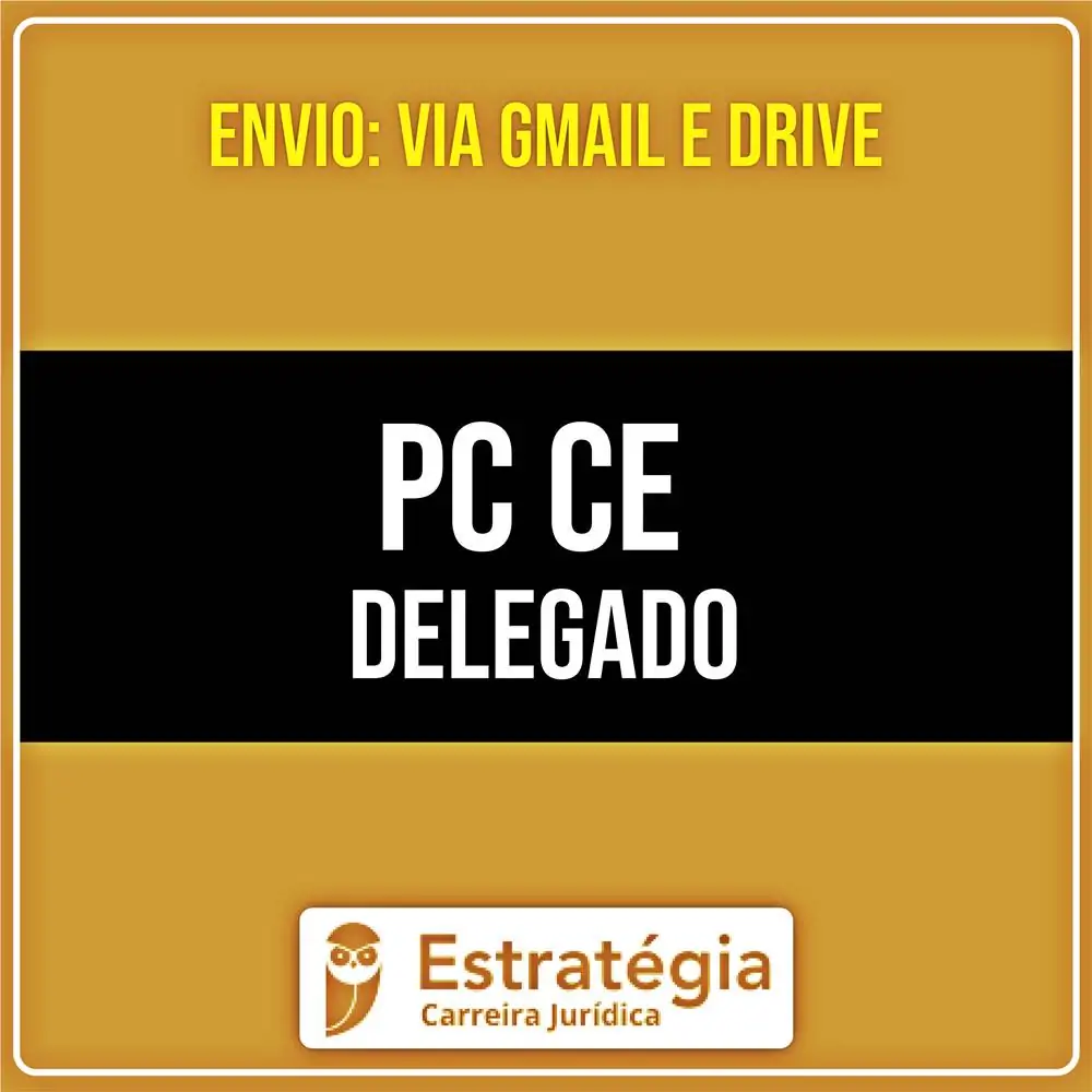 Rateio PC CE (Delegado) Pacote Teórico (2026) - ESTRATÉGIA