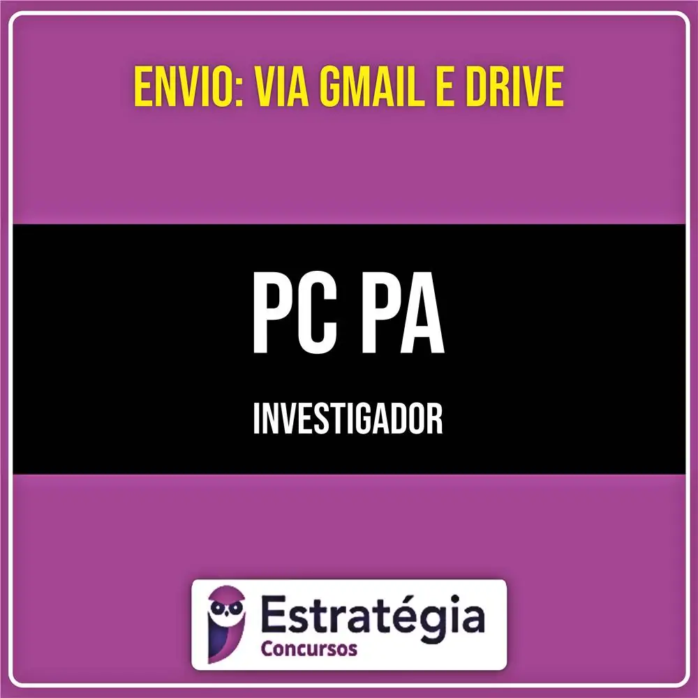 Rateio PC PA - Investigador (2026) - ESTRATÉGIA