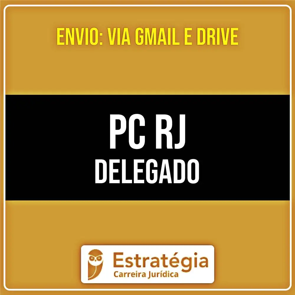 Rateio PC RJ (Delegado) Pacote Teórico (2026) - ESTRATÉGIA