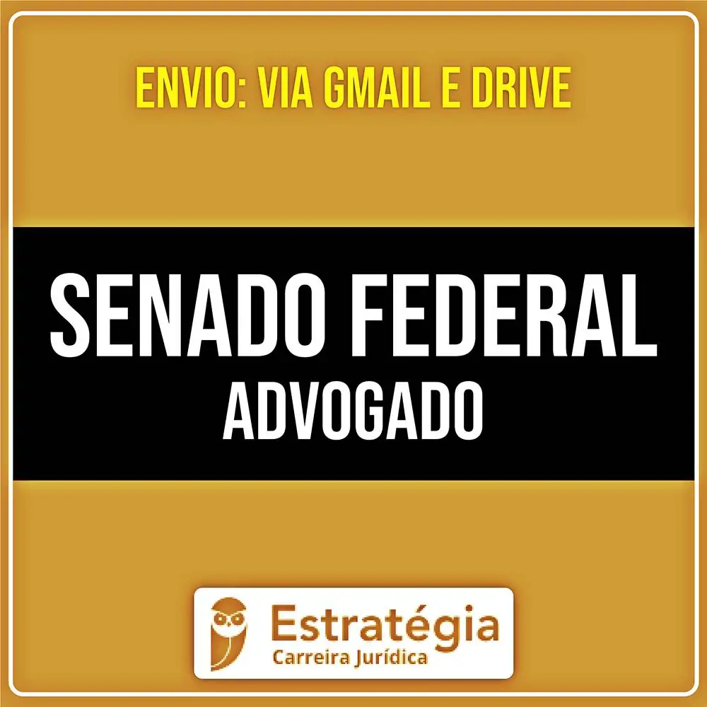 Rateio Senado Federal (Advogado) Pacote Teórico (2026) - ESTRATÉGIA