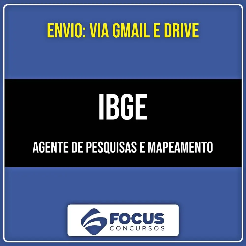 Rateio IBGE - Agente de Pesquisas e Mapeamento (2026) - FOCUS