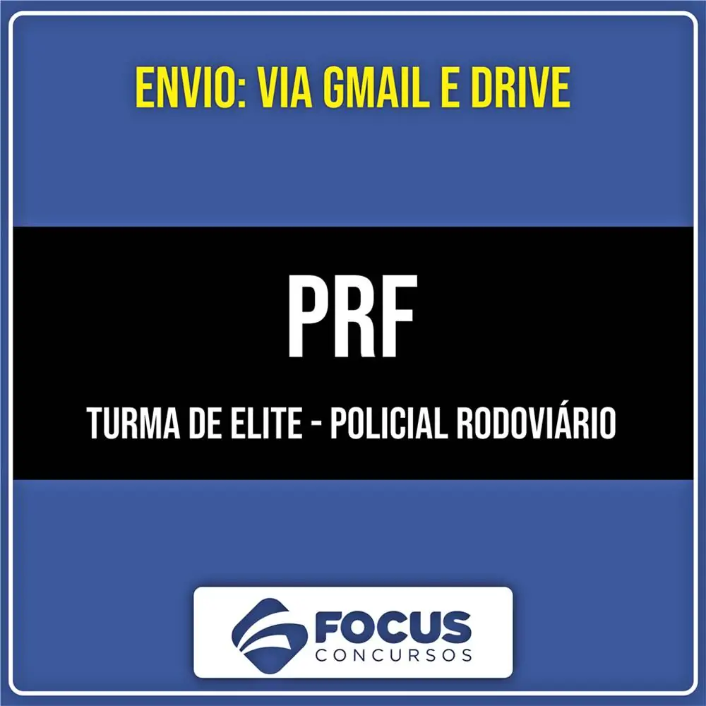 Rateio PRF - Turma de Elite - Policial Rodoviário (2026) - FOCUS