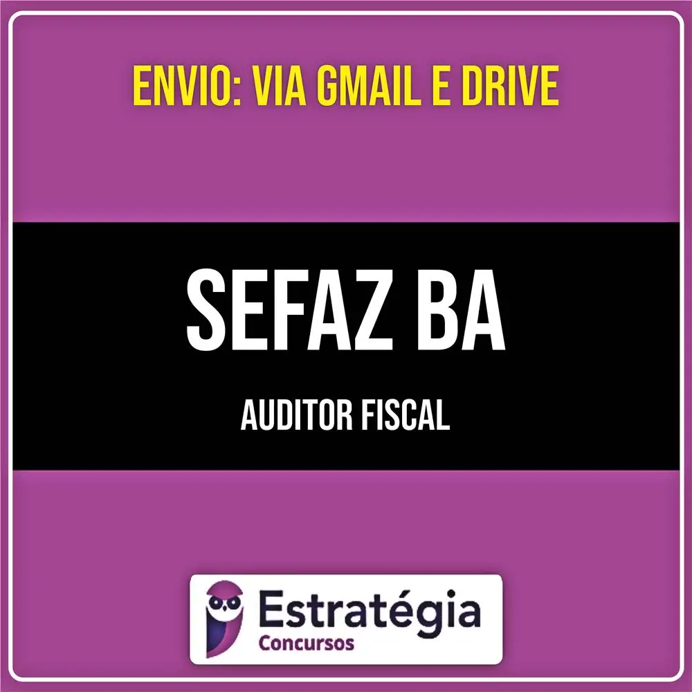 Rateio SEFAZ BA 2026 - Auditor Fiscal - ESTRATÉGIA