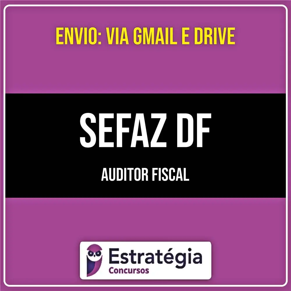 Rateio SEFAZ DF 2026 - Auditor Fiscal - ESTRATÉGIA