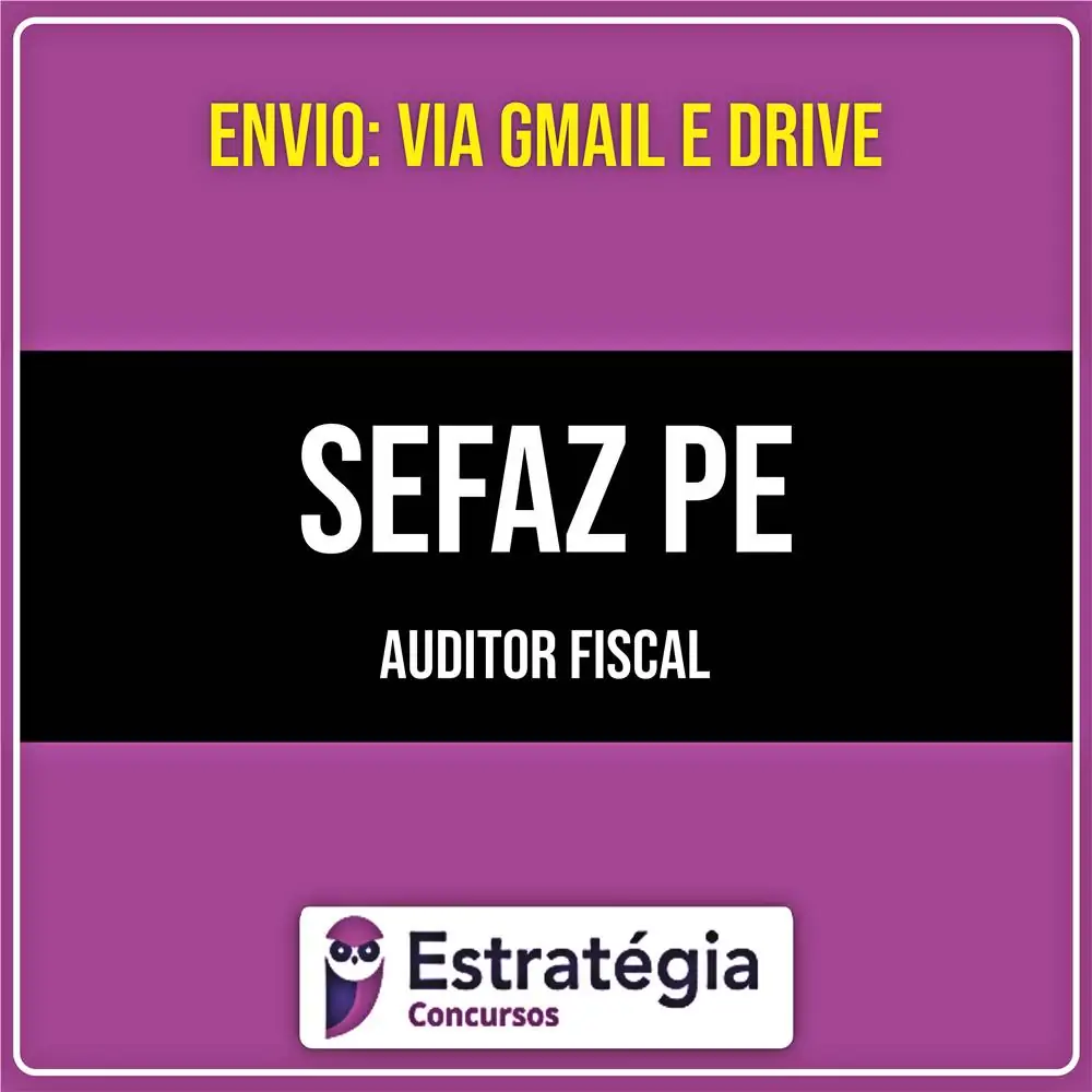 Rateio SEFAZ PE 2026 - Auditor Fiscal - ESTRATÉGIA