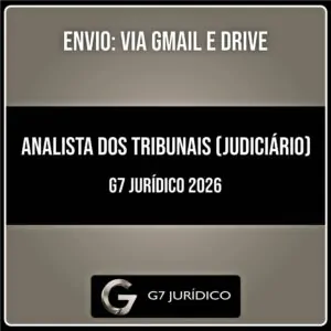 Rateio Analista dos Tribunais (Judiciário) 2026 - G7 JURIDICO