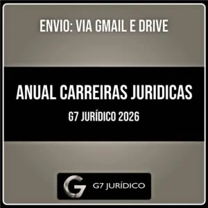 Rateio Anual Carreiras Jurídicas 2026 - G7 JURÍDICO