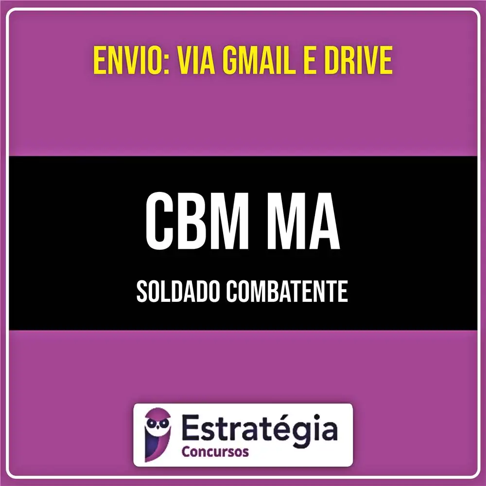 Rateio CBM MA 2026 - Soldado Combatente (Corpo de Bombeiros) - ESTRATÉGIA